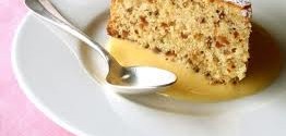 Torta di nocciole con zabaione al Moscato