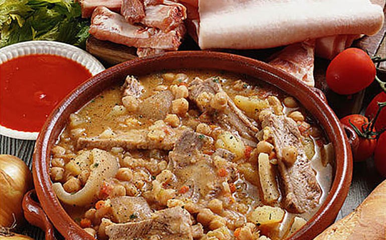 Ricetta delle Langhe: Ceci e Costine