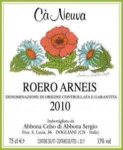 Roero Arneis DOCG 2010 Ca Neuva