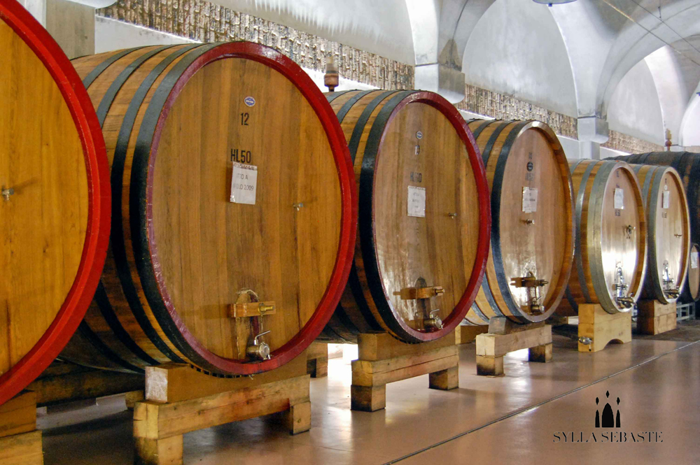 Le botti per l'affinamento dei vini - Cantina Sylla Sebaste