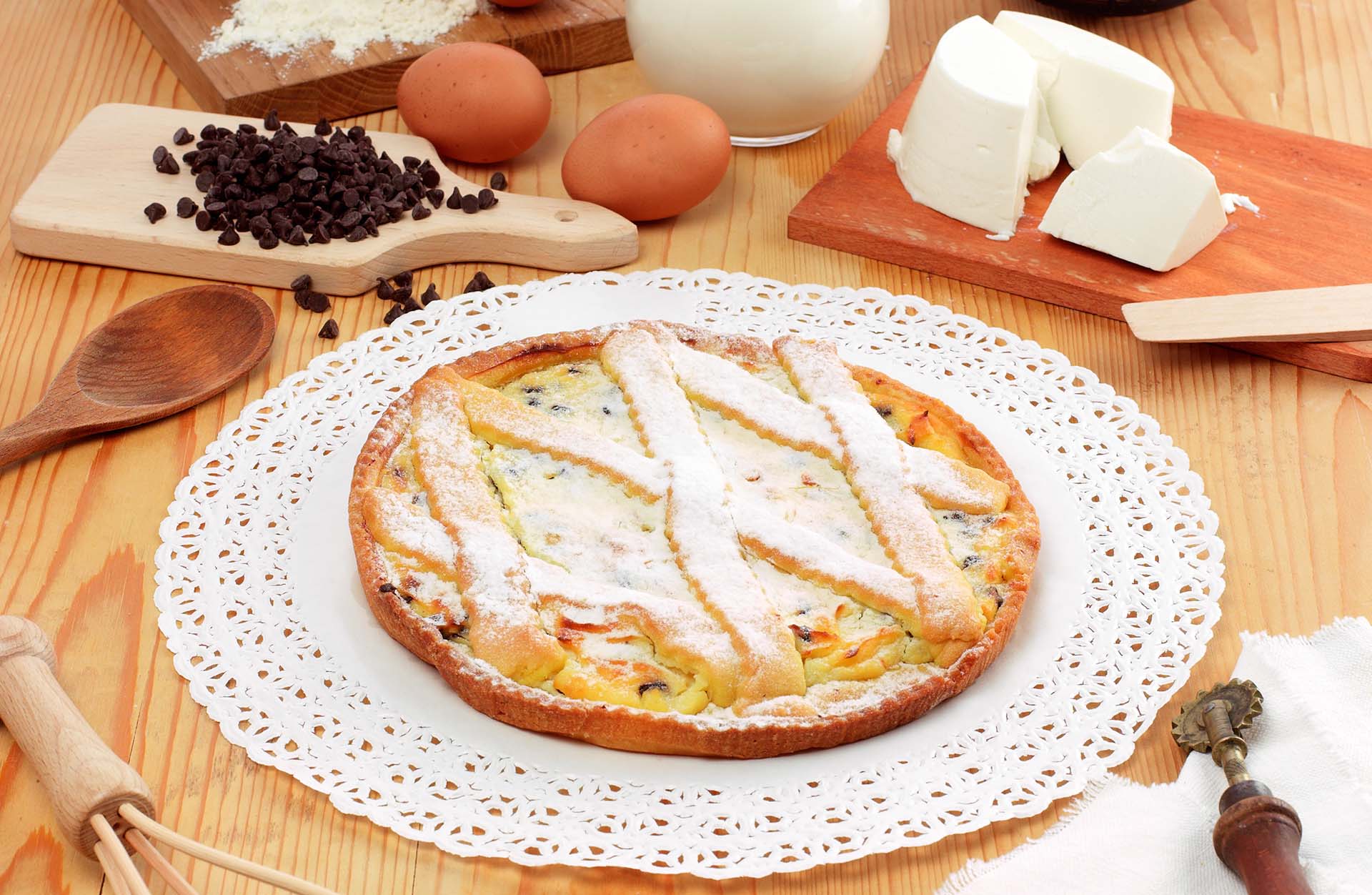 Crostata ricotta e cioccolato