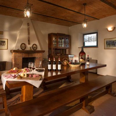 Sala degustazione – Cascina Gramolere