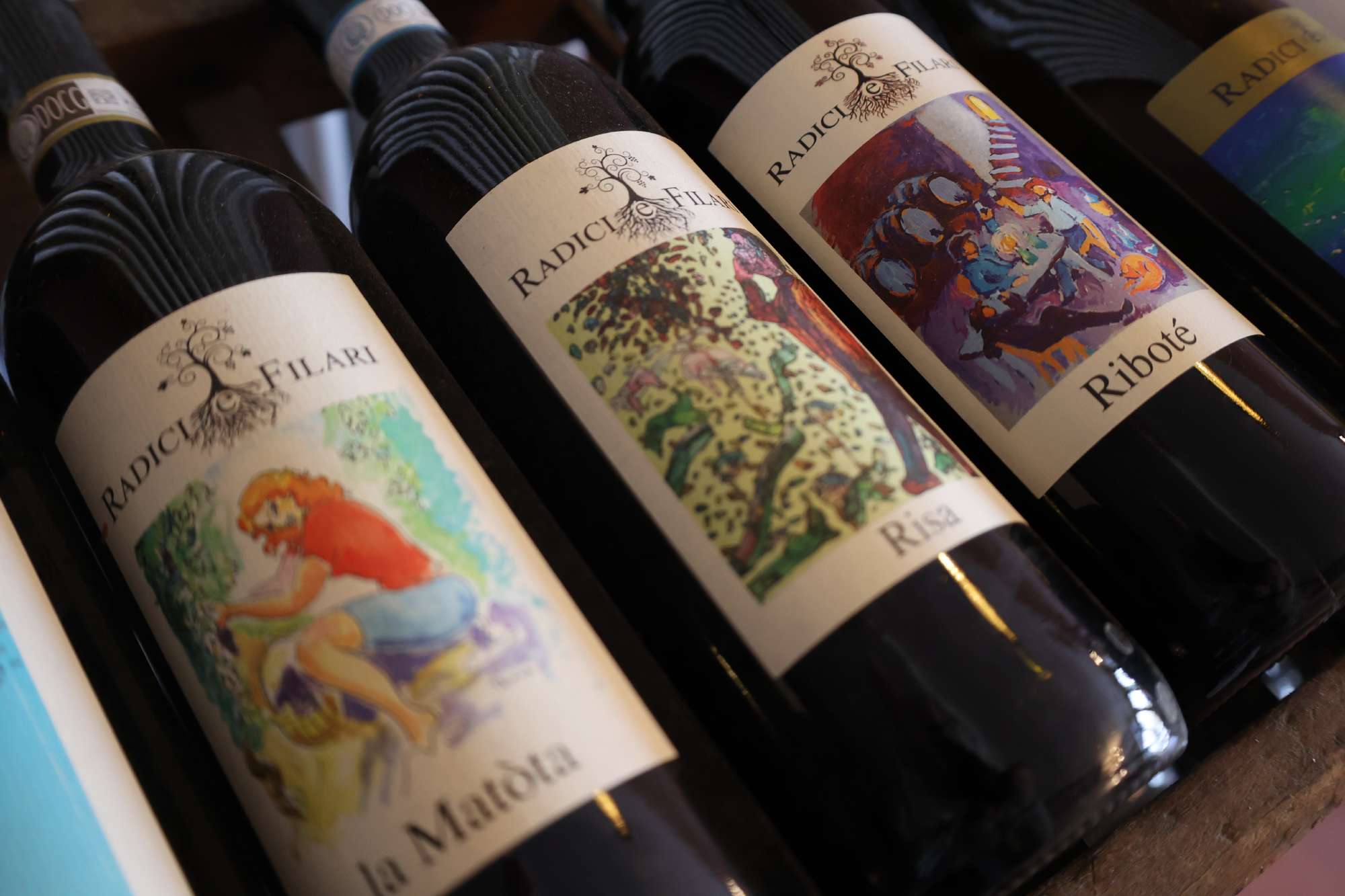 Alcune etichette della linea Radici e Filari Cascina Bauci - Alcune etichette della linea Radici e Filari