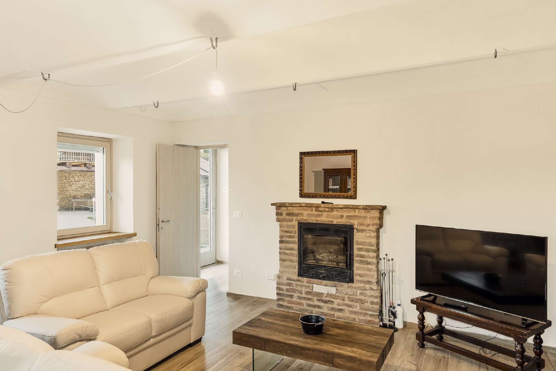La zona living Cascina San Pietro - La zona living