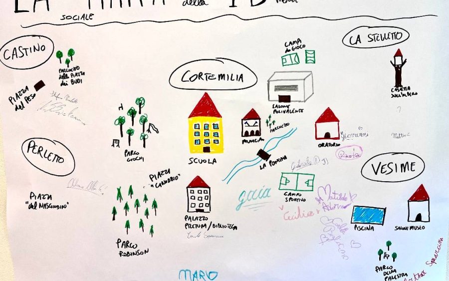 Nessuno resti indietro - Una delle mappe dei luoghi del cuore