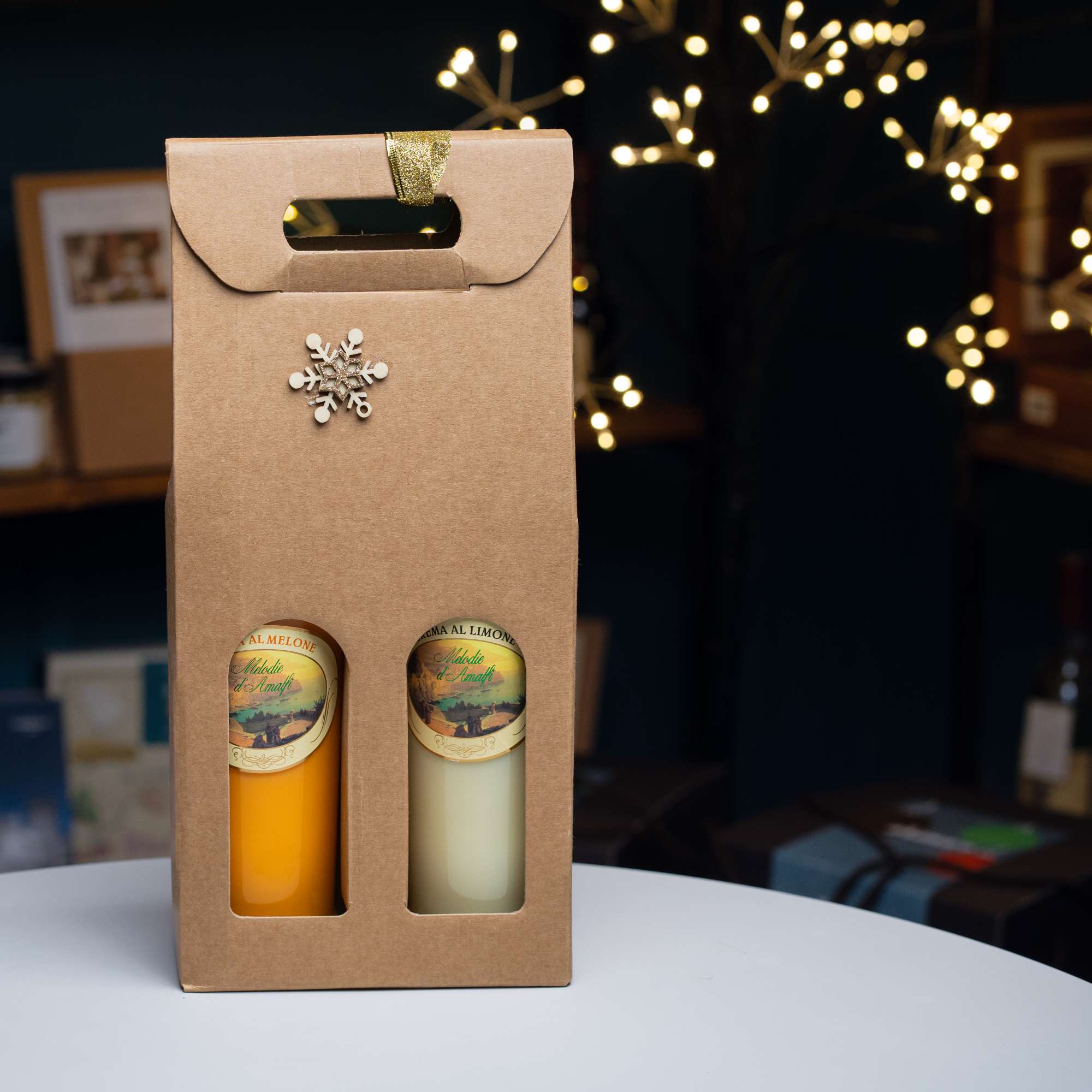 Crema al limoncello e crema al melone Albamare - Crema al limoncello e crema al melone