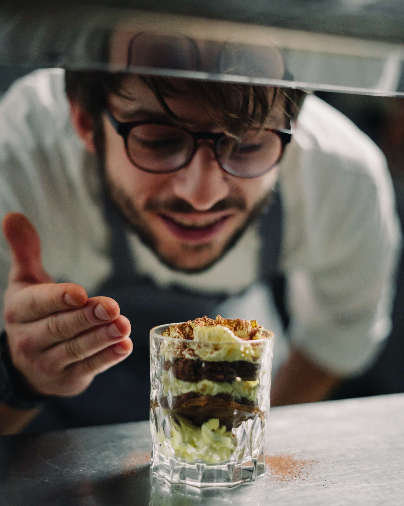 Lo Chef Valerio Lepre in cucina Albamare - Valerio Lepre in cucina