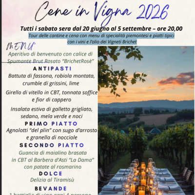 cena vigna brichet -eventi