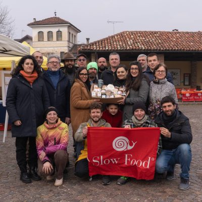 I produttori del Presidio Slow Food del Mercato della Terra di Monteu Roero