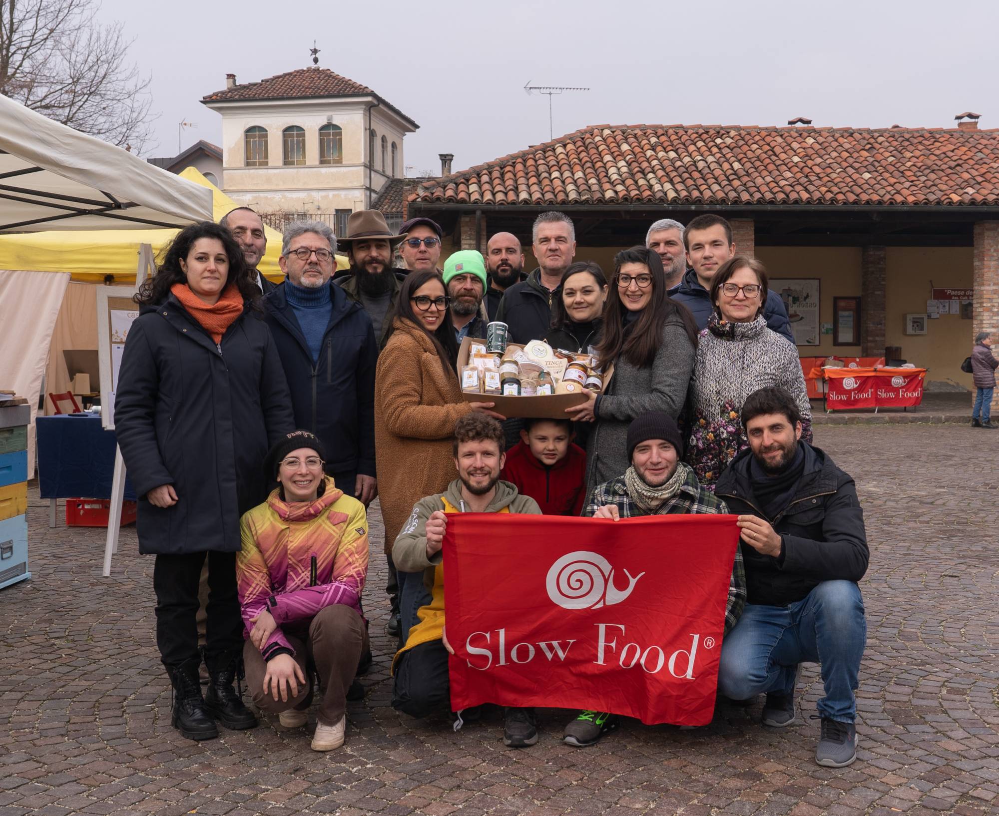I produttori del Presidio Slow Food del Mercato della Terra di Monteu Roero