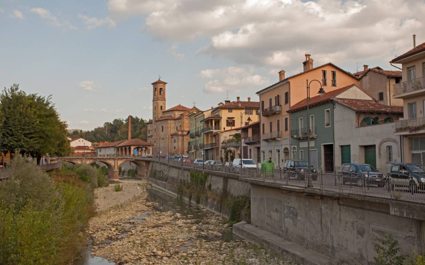 Il torrente Rea, a Dogliani